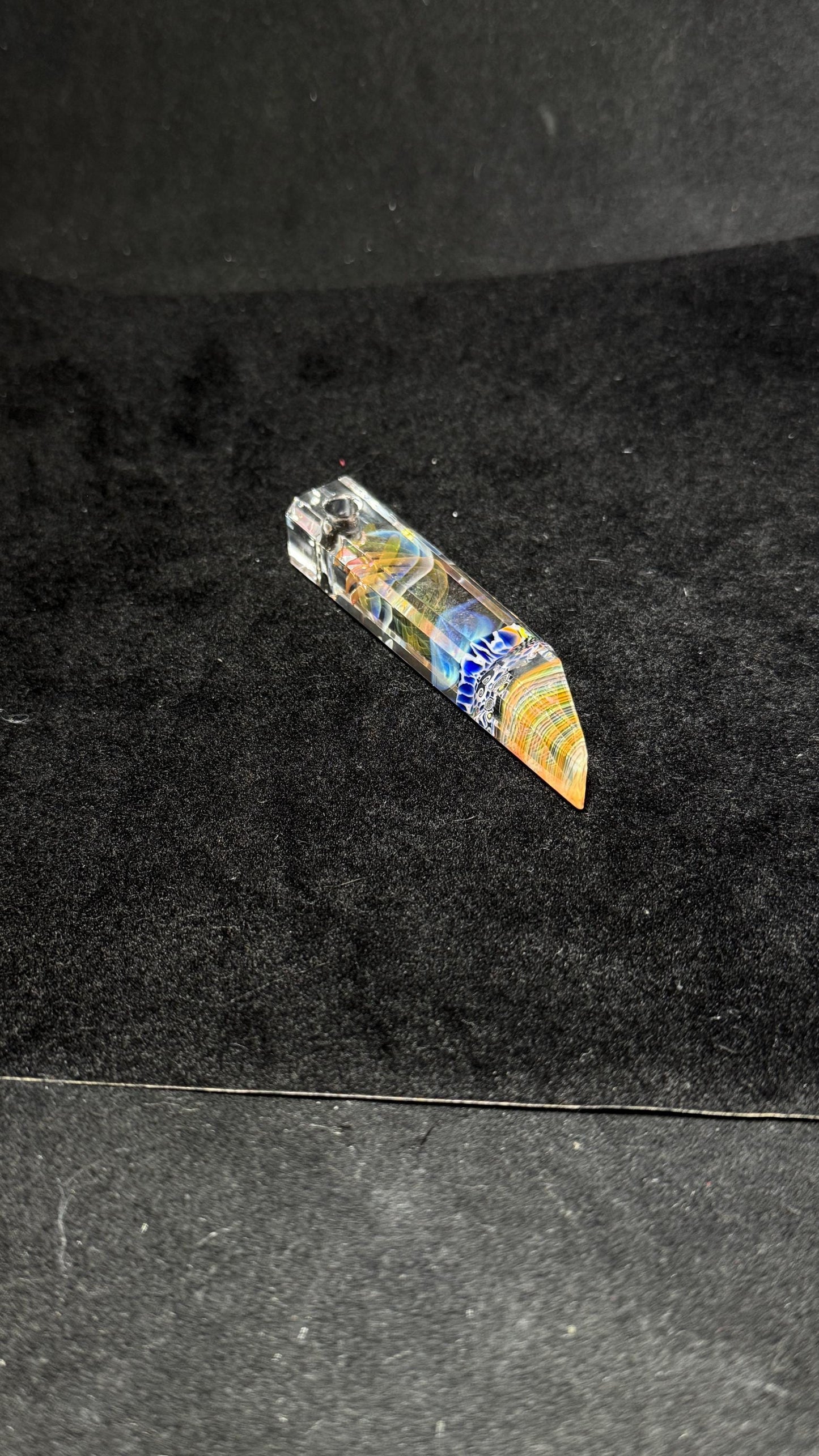 Fume/Murrine Scoop Pendant