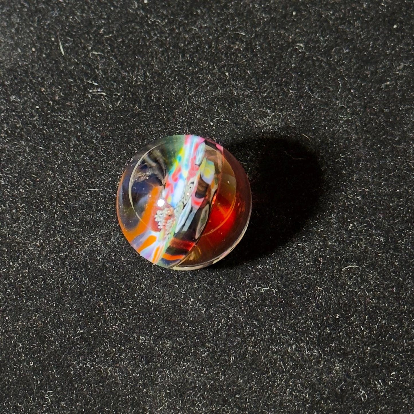 Hand Blown Glass Marble - Chaos Murrini Cluster, 25mm