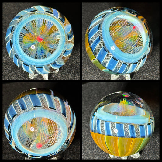 Fume flower opal optical tech stack marble #2 - 46mm