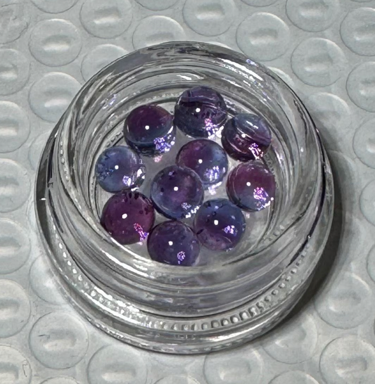 Royal Jelly / Stargazer Blown Glass Pearl