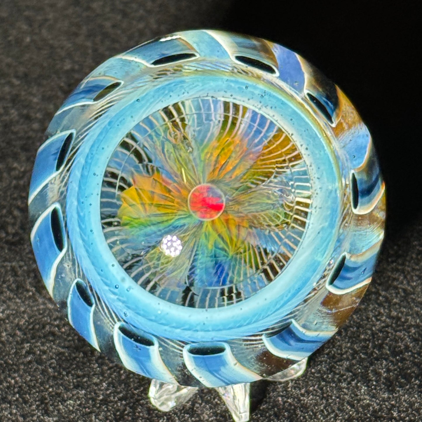 Fume flower opal optical tech stack marble #2 - 46mm