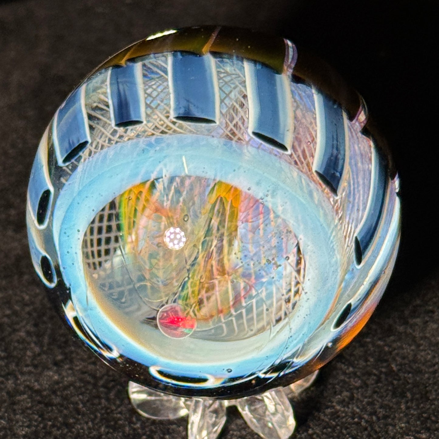 Fume flower opal optical tech stack marble #2 - 46mm