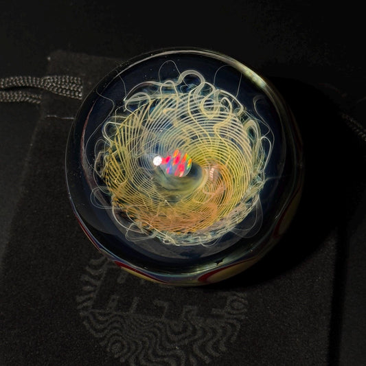 Large Opal Fume Vortex Marble - 56mm