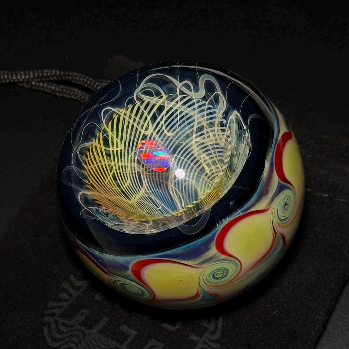 Large Opal Fume Vortex Marble - 56mm