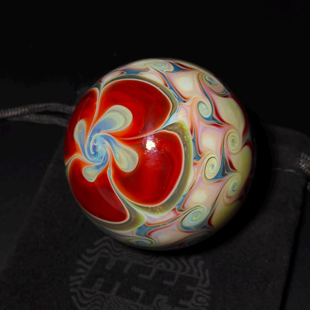 Large Opal Fume Vortex Marble - 56mm